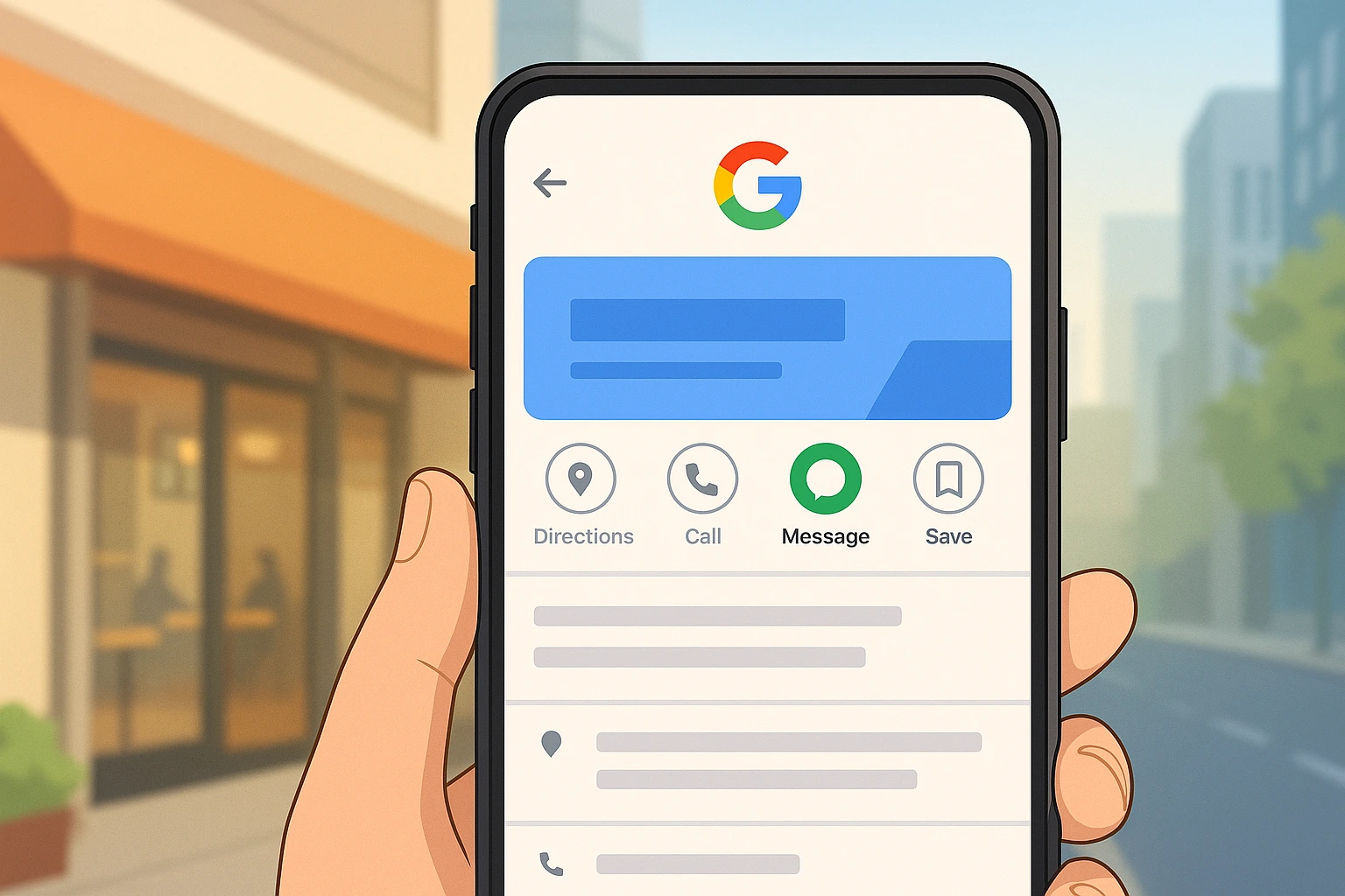 Google Business Profile Whatsapp Button